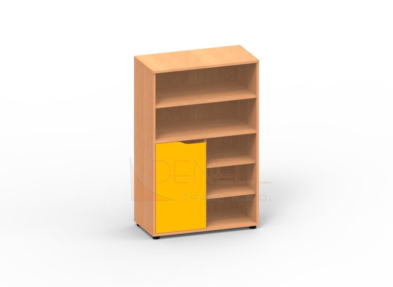 Skříňka jednodveřová policová, s nožičkami - N32.803.barva