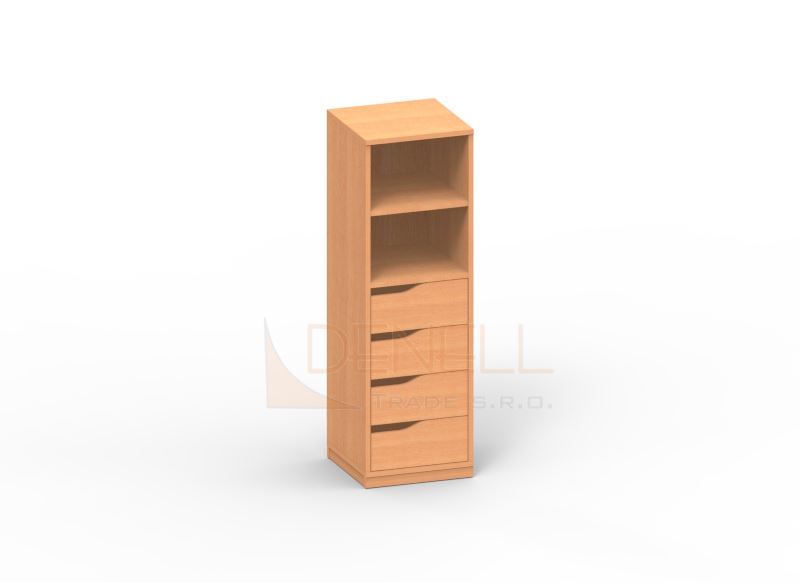 Skříňka zásuvková, se soklem - S32.806.barva