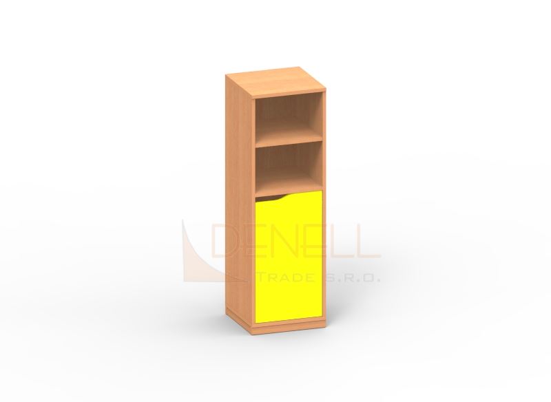 Skříňka jednodveřová, se soklem - S32.807.barva