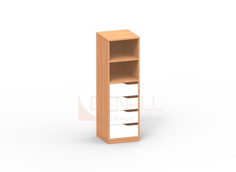 Skříňka zásuvková, se soklem - S32.866.barva