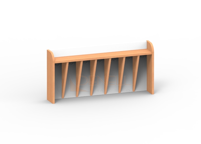 Věšák na ručníky pro 7dětí - 75.207.barva