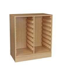 Skříňka na volné zásuvky, se soklem - M10.033.00