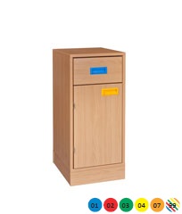 Skříňka kombinovaná, se soklem - M10.207.barva