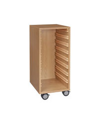 Skříňka na volné zásuvky, s kolečky - M10.217.00