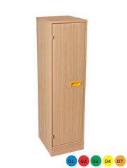 Skříňka vysoká jednodveřová se soklem - M10.307.barva