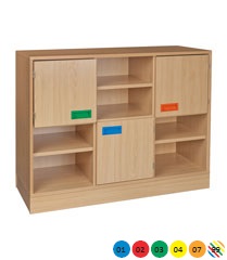 Skříňka kombinovaná, se soklem - M10.103.barva