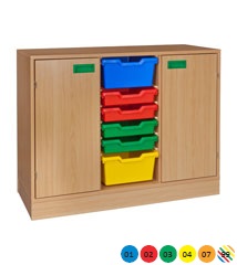 Skříňka kombinovaná, se soklem - M10.105.barva