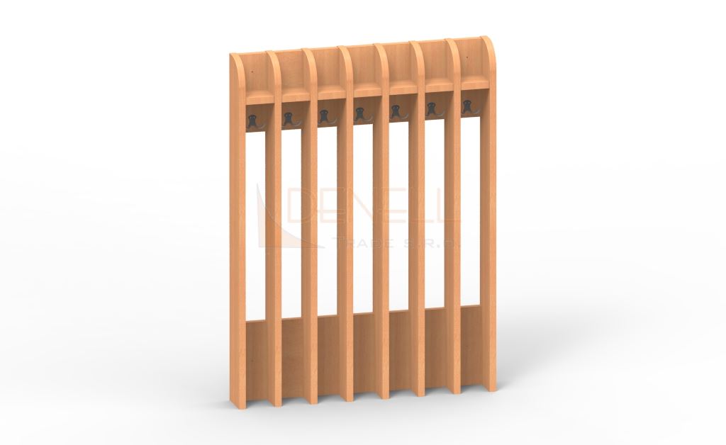 Věšák na ručníky 7dětí - 75.407.barva