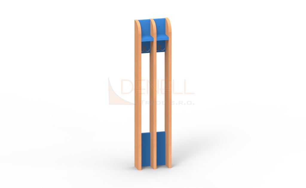 Věšák na ručníky 2děti - 75.402.barva