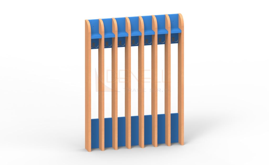 Věšák na ručníky 7dětí - 75.407.barva