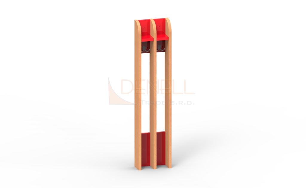 Věšák na ručníky 2děti - 75.402.barva