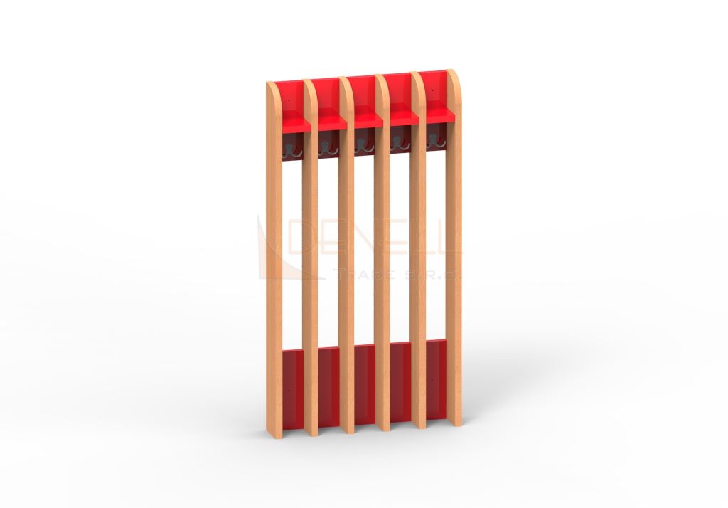 Věšák na ručníky 5dětí - 75.405.barva