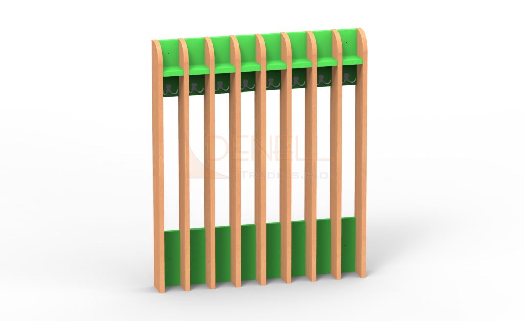 Věšák na ručníky 8dětí - 75.408.barva