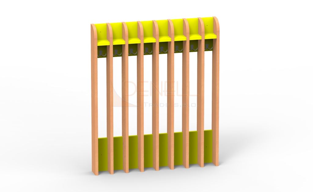 Věšák na ručníky 8dětí - 75.408.barva