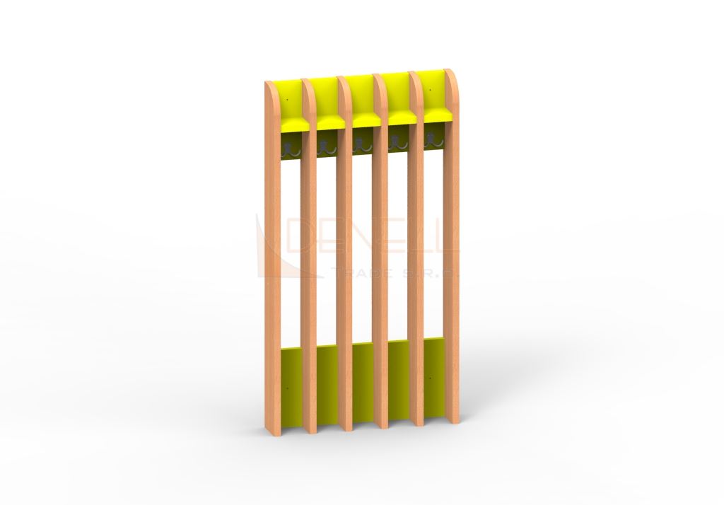 Věšák na ručníky 5dětí - 75.405.barva