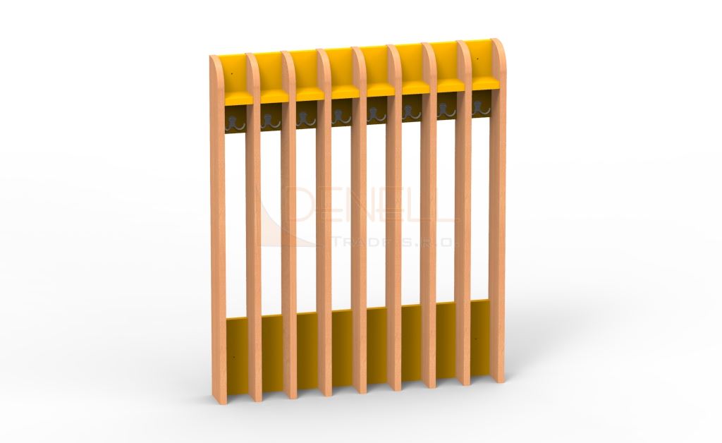 Věšák na ručníky 8dětí - 75.408.barva