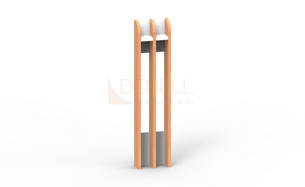 Věšák na ručníky 2děti - 75.402.barva