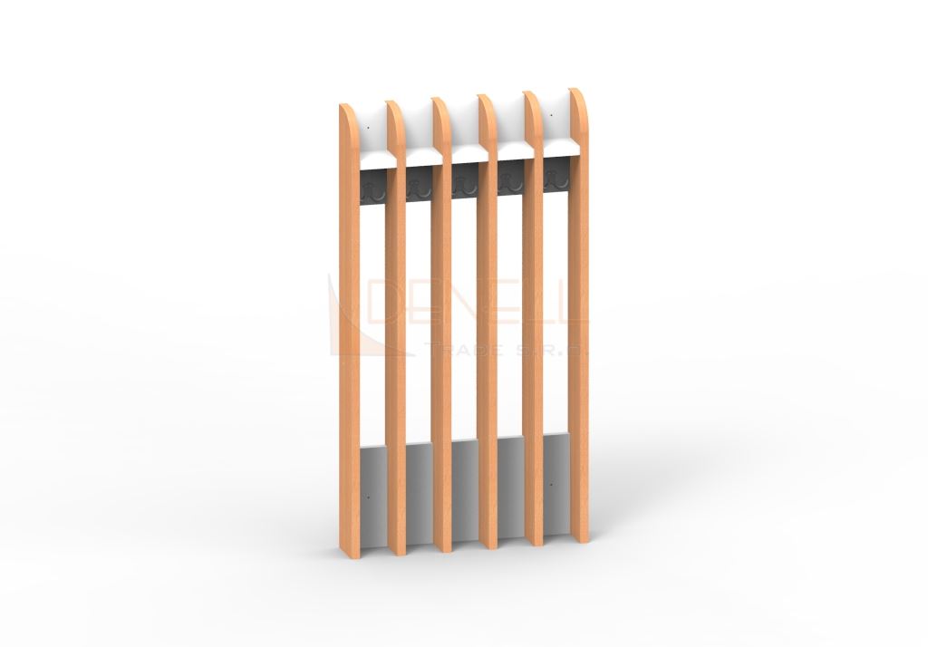 Věšák na ručníky 5dětí - 75.405.barva