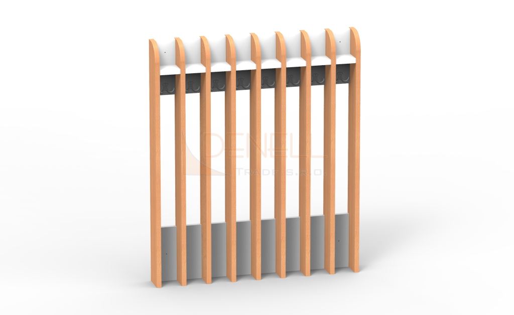 Věšák na ručníky 8dětí - 75.408.barva